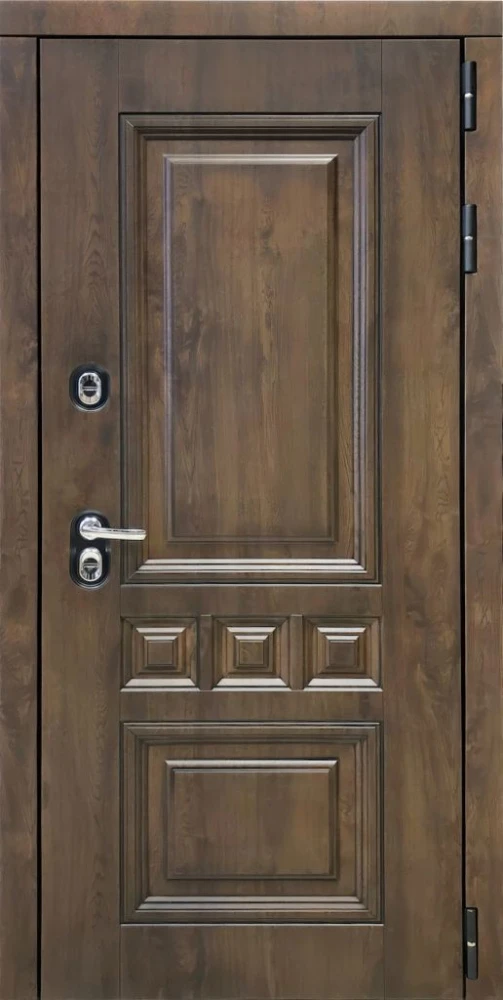 Входная дверь ДвериПРО Аура ФЛ-609 (Л-52, 10мм, Белый матовый) DPRO222138 внешняя сторона