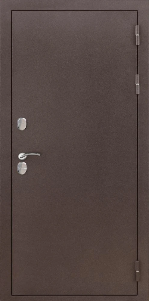 Входная дверь ДвериПРО Термо медный антик Гладкая Шарли светлый DPRO226172 внешняя сторона